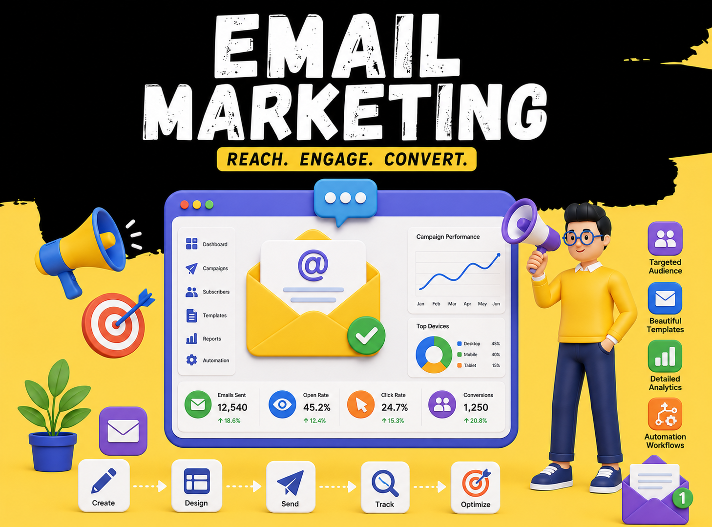 Email Marketing Services by Yellow Buddy - Newsletter Design, Automation, and Campaign Management